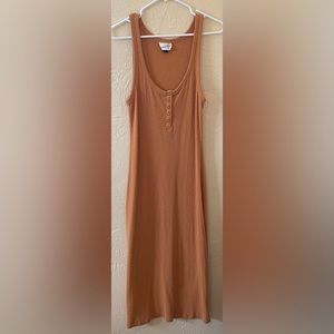 Universal Thread Women's Size XS Sleeveless Maxi Dress Tank Dress Burnt Orange